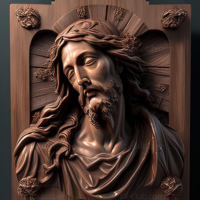 3D model st jesus (STL)